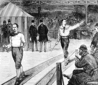 Illustration for article titled 150 Years Ago, People Watched Competitive Walking Instead of Baseball